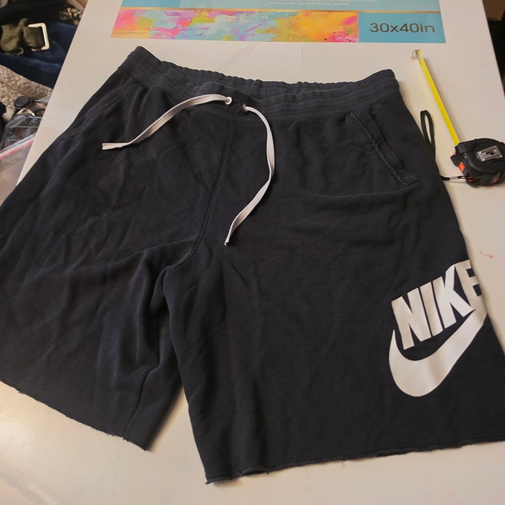 Nike Mens Sportswear French Terry Shorts Black XXLT Big Tall AR2375-010